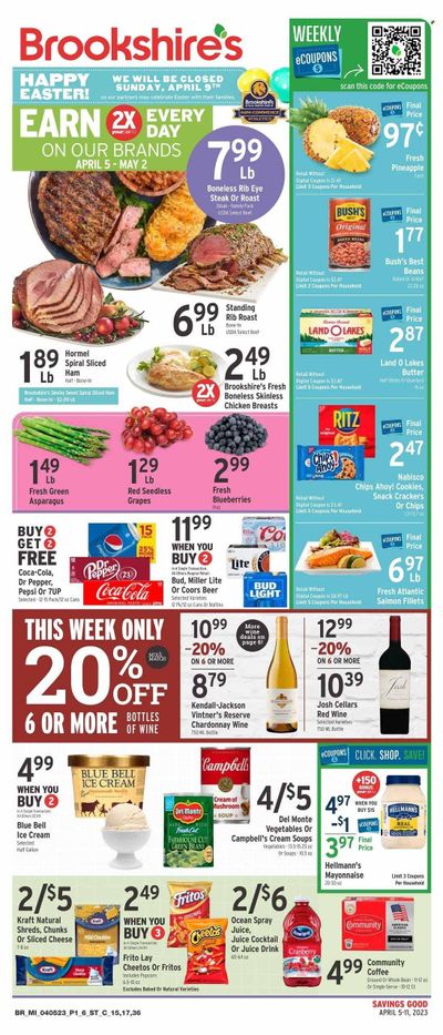 Brookshires (TX) Weekly Ad Flyer Specials April 5 to April 11, 2023