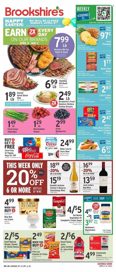Brookshires (AR) Weekly Ad Flyer Specials April 5 to April 11, 2023 Brookshires (AR) Weekly Ad Flyer Specials April 5 to April 11, 2023
