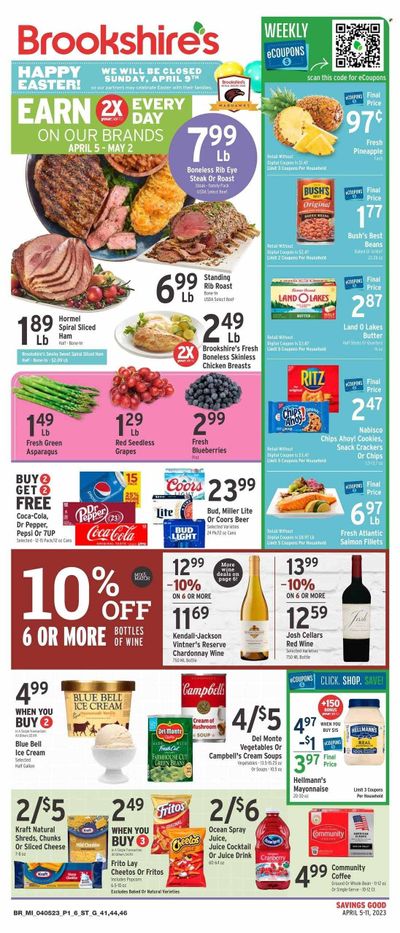 Brookshires (LA) Weekly Ad Flyer Specials April 5 to April 11, 2023