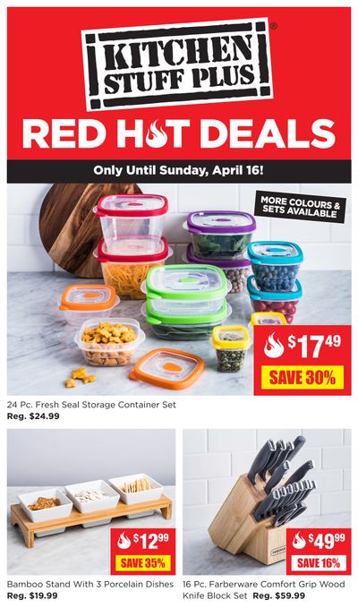 Kitchen Stuff Plus Red Hot Deals Flyer April 10 to 16