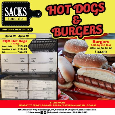 Sacks Food Co. Flyer April 10 to 12