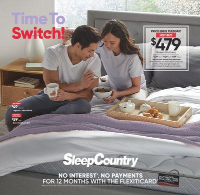Sleep Country Flyer April 10 and 11
