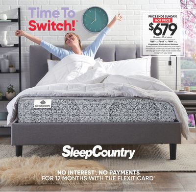 Sleep Country Flyer April 12 to 16