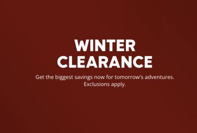 Columbia Sportswear Canada Winter Clearance Sale: Save Up to 60% OFF Footwear, Clothing, Accessories & More