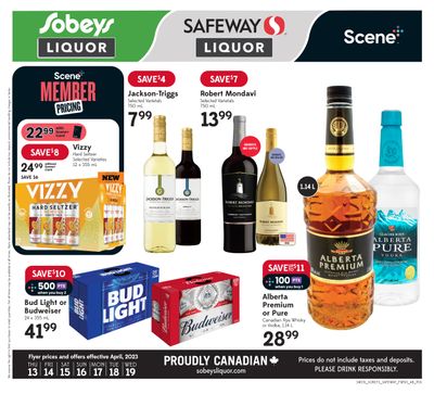 Sobeys/Safeway (AB) Liquor Flyer April 13 to 19