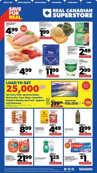 Real Canadian Superstore (ON) Flyer April 13 to 19