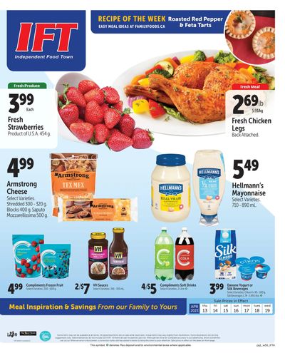 IFT Independent Food Town Flyer April 13 to 19