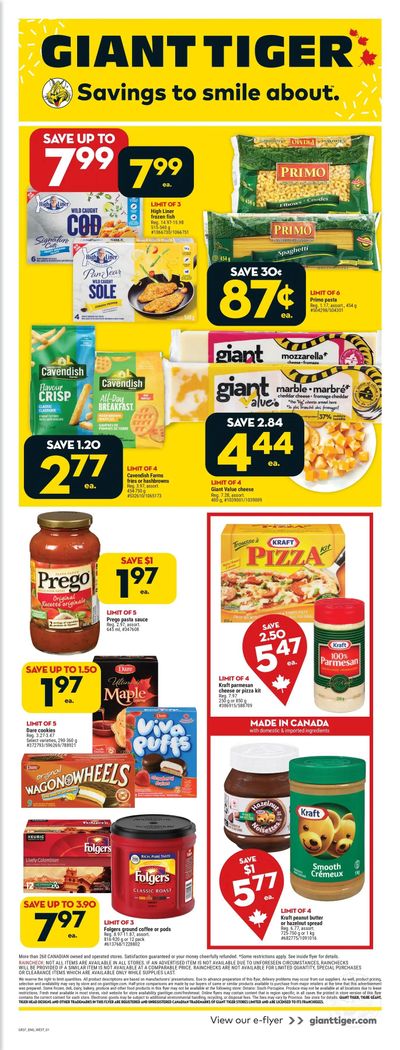 Giant Tiger (West) Flyer April 12 to 18