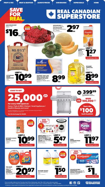 Real Canadian Superstore (West) Flyer April 13 to 19