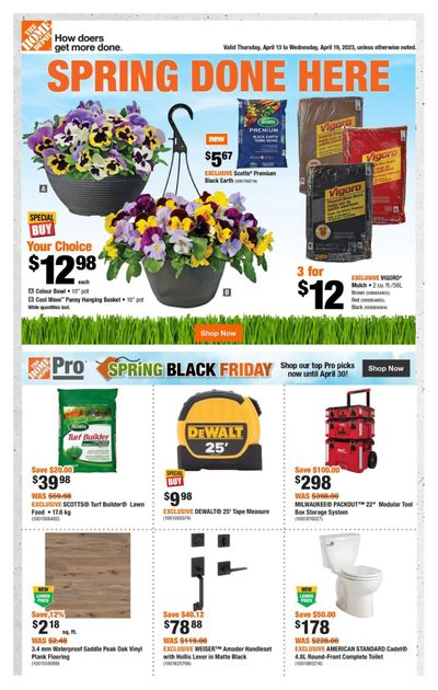 Home Depot (BC) Flyer April 13 to 19