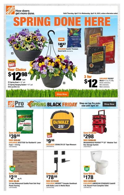 Home Depot (Atlantic) Flyer April 13 to 19
