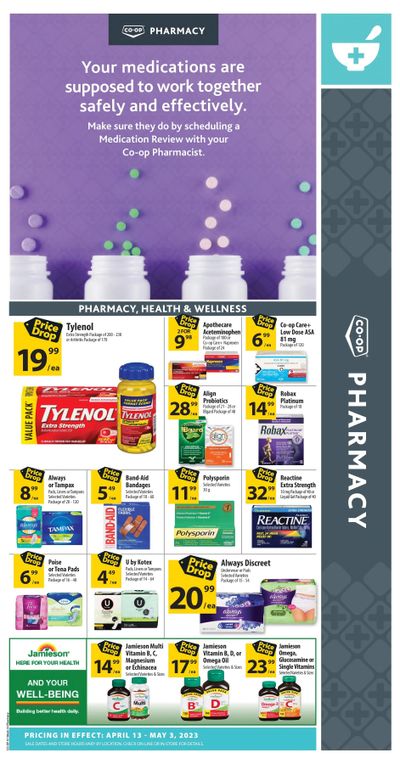Co-op West Pharmacy Flyer April 13 to May 3