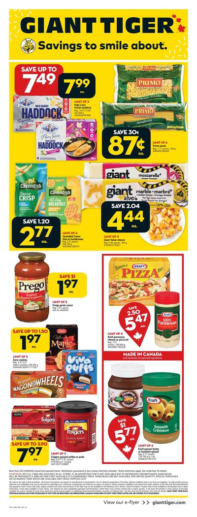 Giant Tiger (Atlantic) Flyer April 12 to 18