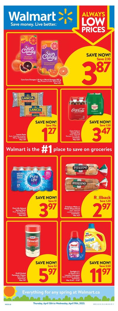 Walmart (Atlantic) Flyer April 13 to 19