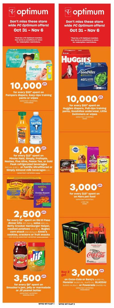Loblaws City Market (West) Flyer October 31 to November 6