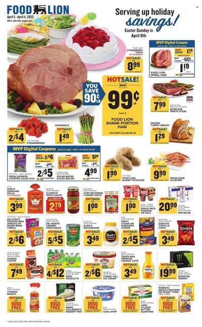 Food Lion (SC) Weekly Ad Flyer Specials April 5 to April 11, 2023