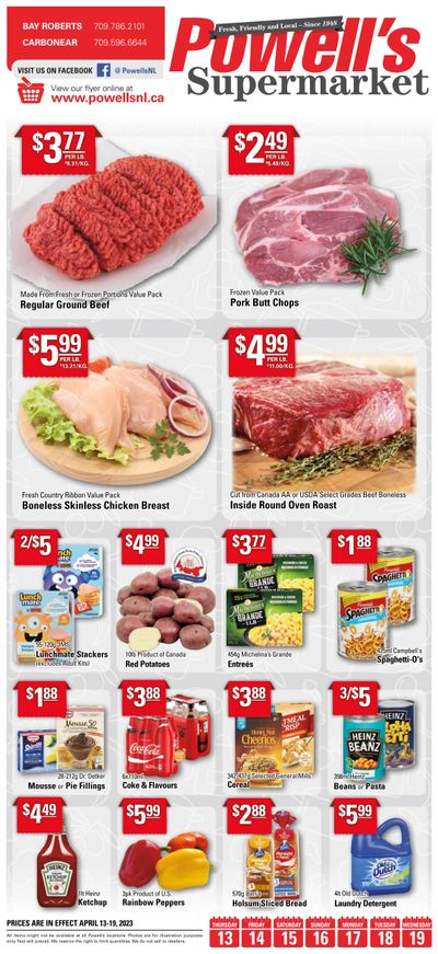Powell's Supermarket Flyer April 13 to 19