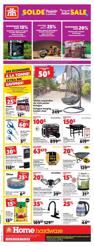 Home Hardware (QC) Flyer April 13 to 19