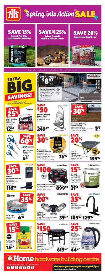 Home Hardware Building Centre (Atlantic) Flyer April 13 to 19