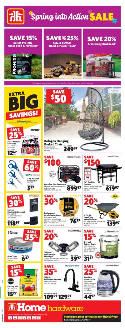 Home Hardware (Atlantic) Flyer April 13 to 19