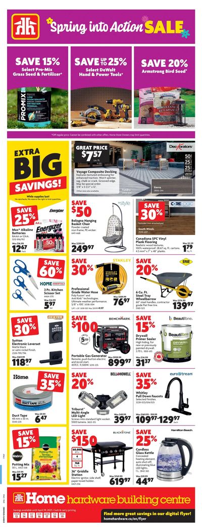 Home Hardware Building Centre (ON) Flyer April 13 to 19