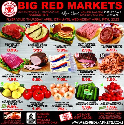 Big Red Markets Flyer April 13 to 19
