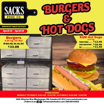 Sacks Food Co. Flyer April 13 to 19