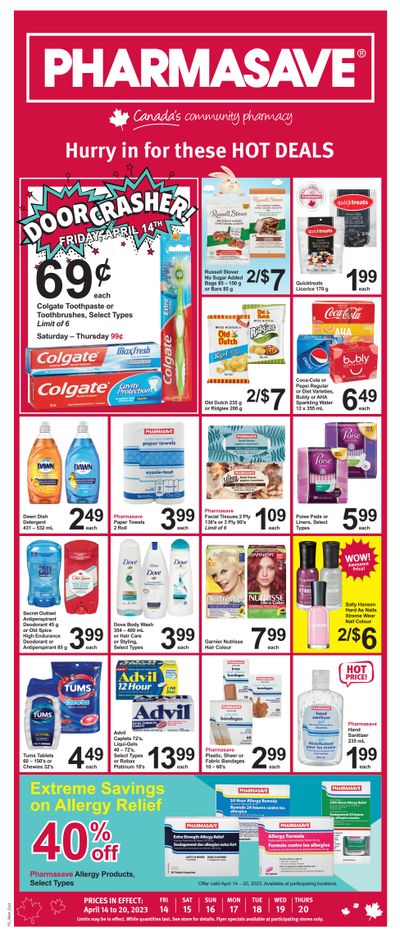 Pharmasave (ON & West) Flyer April 14 to 20