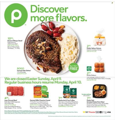 Publix (AL, FL, GA, NC, SC, TN) Weekly Ad Flyer Specials April 10 to April 12, 2023