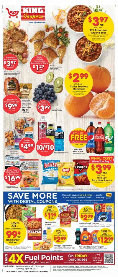 King Soopers (CO) Weekly Ad Flyer Specials April 12 to April 18, 2023