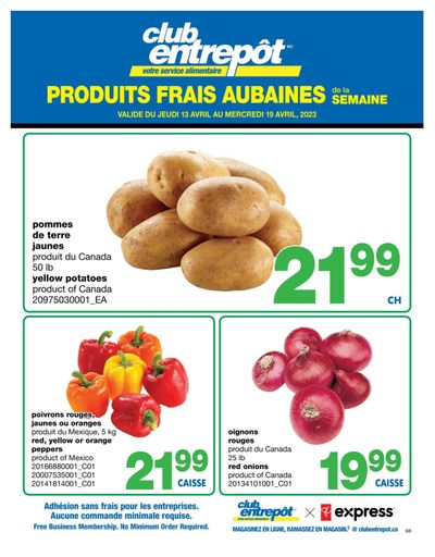 Wholesale Club (QC) Fresh Deals of the Week Flyer April 13 to 19