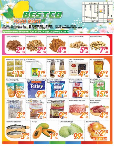 BestCo Food Mart (Etobicoke) Flyer April 14 to 20