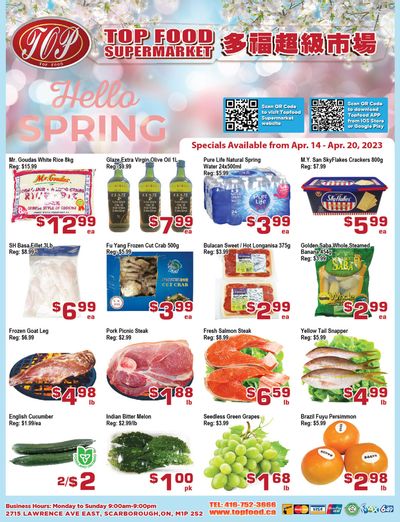 Top Food Supermarket Flyer April 14 to 20