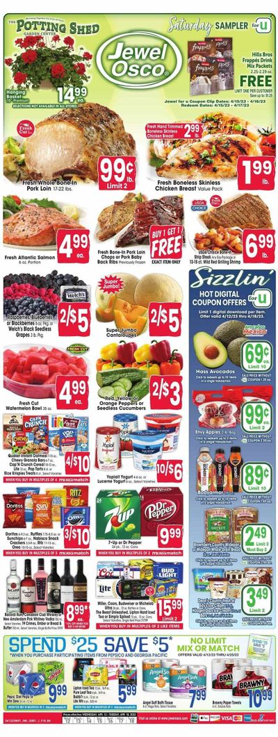 Jewel Osco (IL) Weekly Ad Flyer Specials April 12 to April 18, 2023