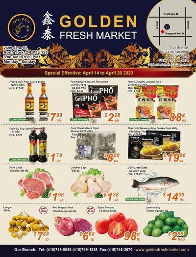Golden Fresh Market Flyer April 14 to 20
