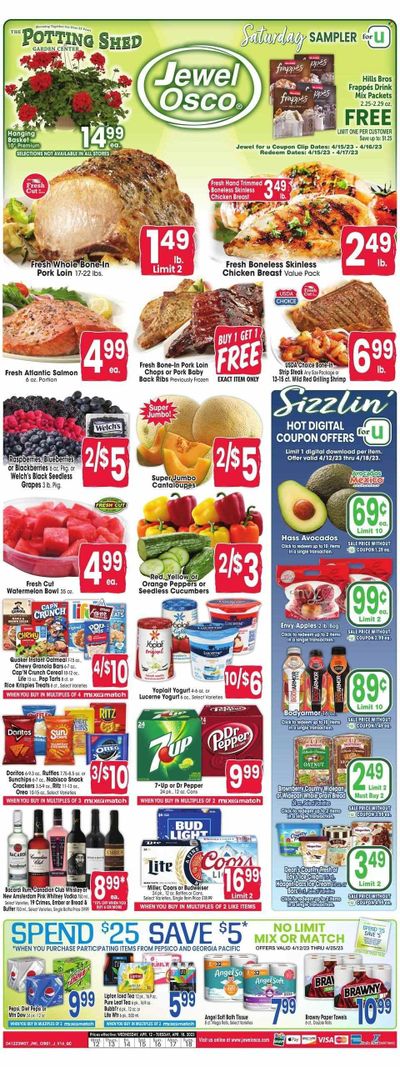 Jewel Osco (IL) Weekly Ad Flyer Specials April 12 to April 18, 2023