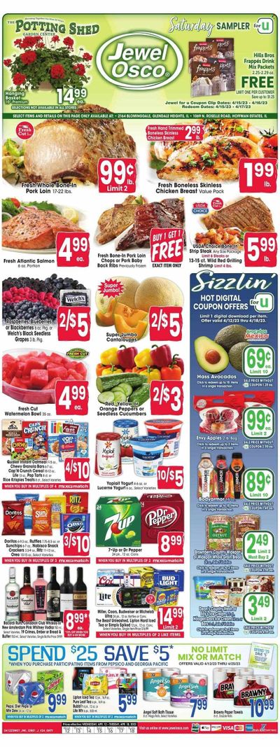 Jewel Osco (IL) Weekly Ad Flyer Specials April 12 to April 18, 2023
