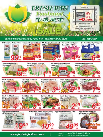 Fresh Win Foodmart Flyer April 14 to 20