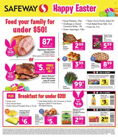 Safeway (CA) Weekly Ad Flyer Specials April 5 to April 11, 2023
