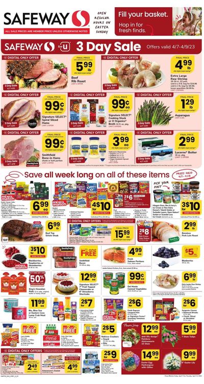 Safeway (DE) Weekly Ad Flyer Specials April 7 to April 13, 2023