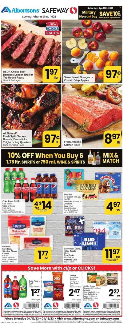 Safeway (AZ) Weekly Ad Flyer Specials April 12 to April 18, 2023
