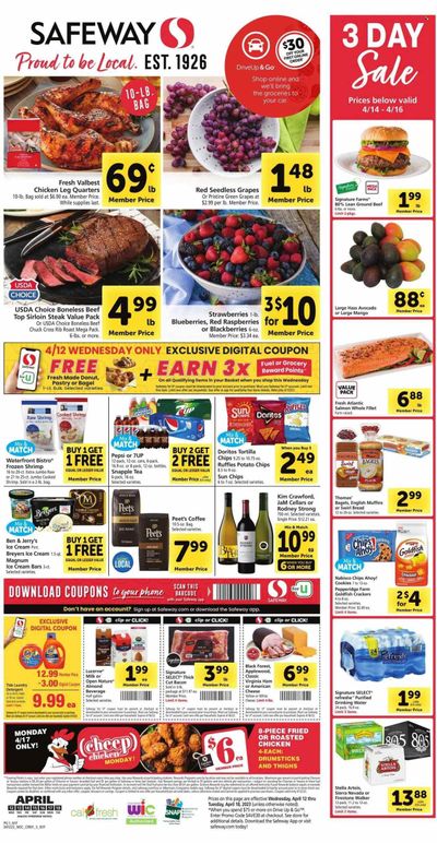Safeway (CA) Weekly Ad Flyer Specials April 12 to April 18, 2023