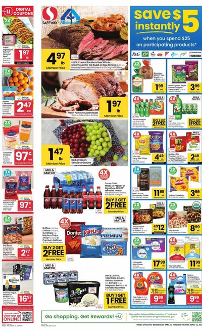 Safeway (OR, WA) Weekly Ad Flyer Specials April 12 to April 18, 2023