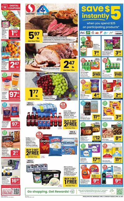 Safeway (OR, WA) Weekly Ad Flyer Specials April 12 to April 18, 2023