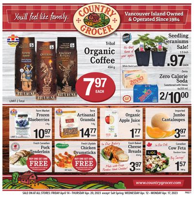 Country Grocer Flyer April 14 to 20