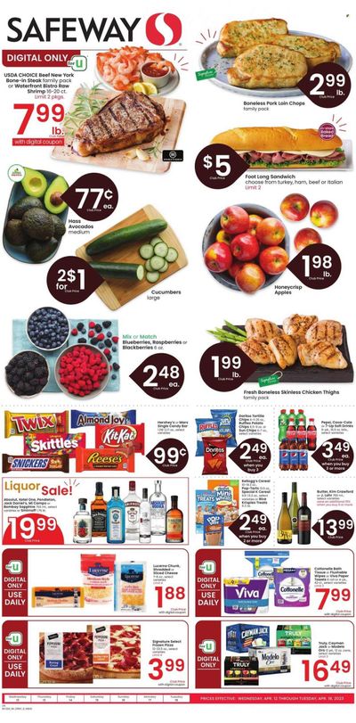 Safeway (WY) Weekly Ad Flyer Specials April 12 to April 18, 2023