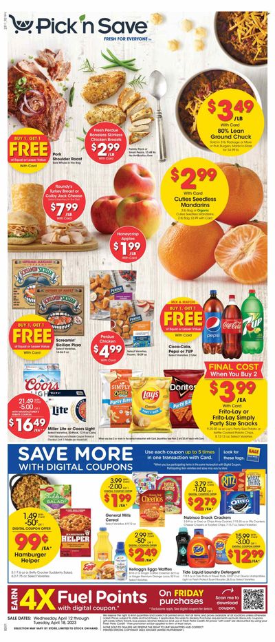 Pick ‘n Save (WI) Weekly Ad Flyer Specials April 12 to April 18, 2023
