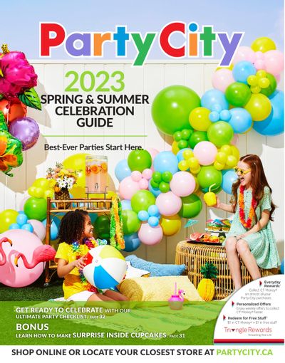 Party City Spring & Summer Celebration Guide April 14 to August 31