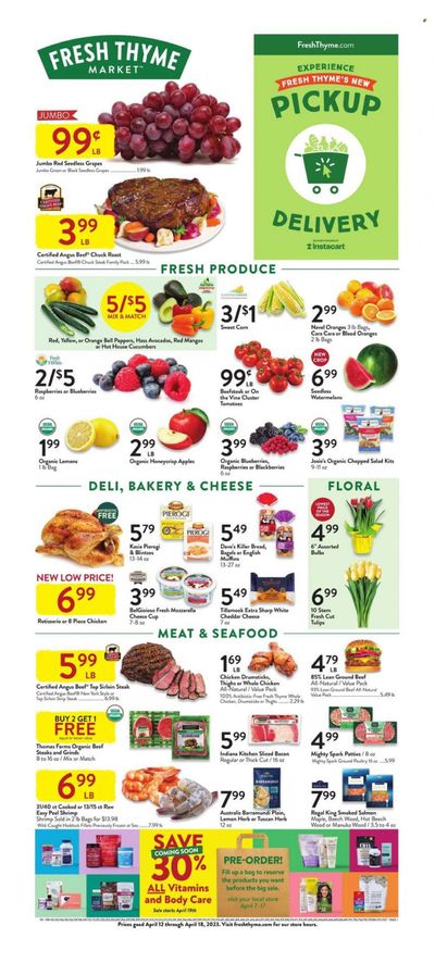 Fresh Thyme Weekly Ad Flyer Specials April 12 to April 18, 2023