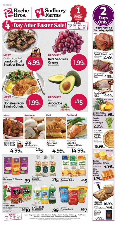 Roche Bros. (MA) Weekly Ad Flyer Specials April 10 to April 13, 2023
